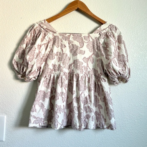 Maeve Batia Textured Baby Doll Top - Picture 3 of 7